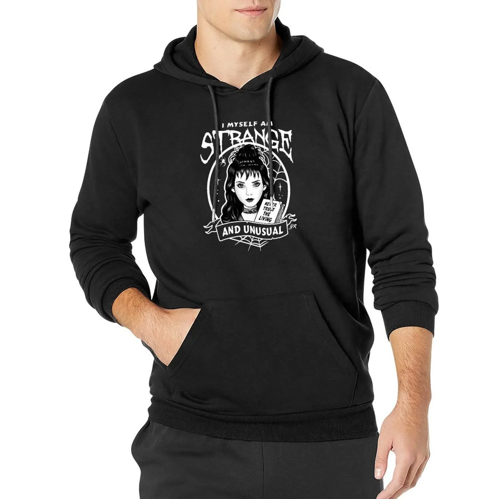 Lydia Deetz Strange and Unusual Pullover Hoodie fashion men men's sweat-shirt set hoodie