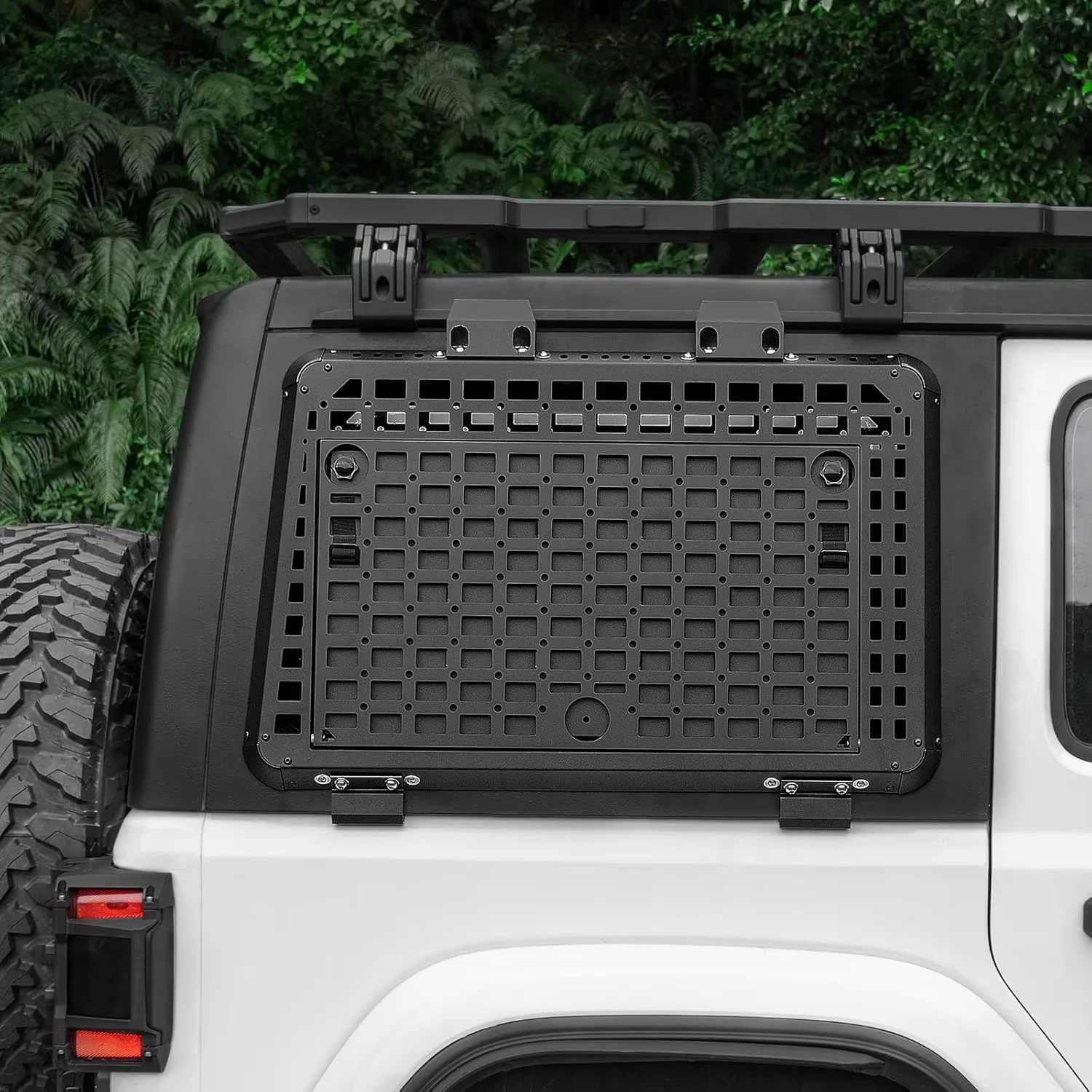 Auto Multifunctional Side Window Expansion Panel for Jeep Wrangler JL 18+ Tactical MOLLE Storage Passenger Side