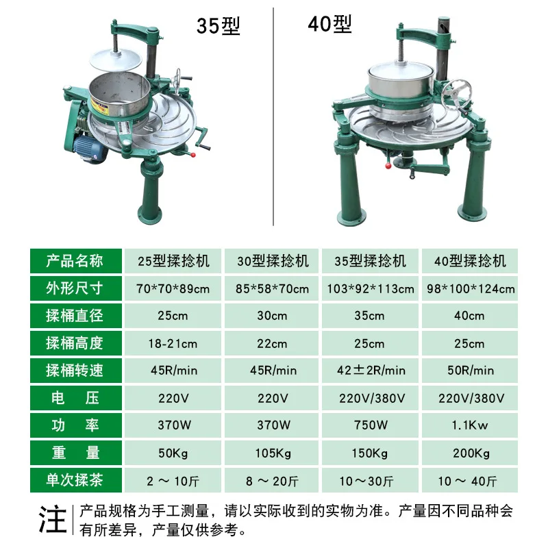 Hot Sale Tea Leaf Processing Machine Green Tea Leaf Roller Machine Tea Leaves Kneading Machine