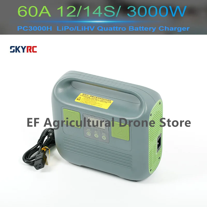 SKYRC NEW PC3000H 60A 12/14S 3000W Charger with Built-industry CAN Bus Communication for Smart Battery Lithium Battery