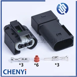 3 Pin male or female plug 09-4413-91 crankshaft sensor plug Injector Connector 50290971 1 433 919 09441392 22140492060