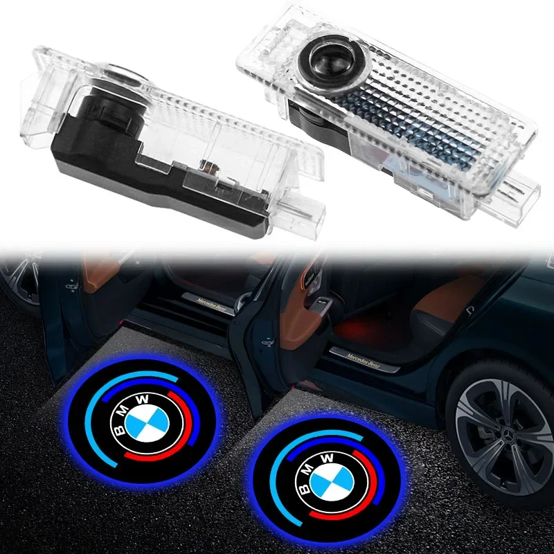 LED Car Door logo Projector Lamps Welcome Light For BMW E90 E91 E92 E93 E60 E61 F10 F07 E63 E64 F12 F13 F30 E87 F20 Accessories