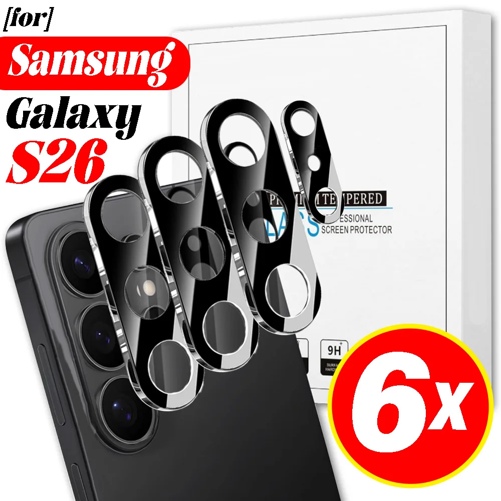 

1/2/4/6Pcs Tempered Glass 3D Camera Protectors for Samsung Galaxy S26 Ultra Back Lens Film HD Clear Cover for S26 Plus/Ultra 5G