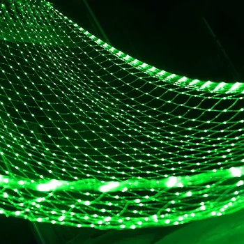 Spina UE 220V LED Net Mesh String Light Ghirlanda Tenda per finestra Albero di Natale Fata Luce Festa di nozze Ghirlanda Luce per tende