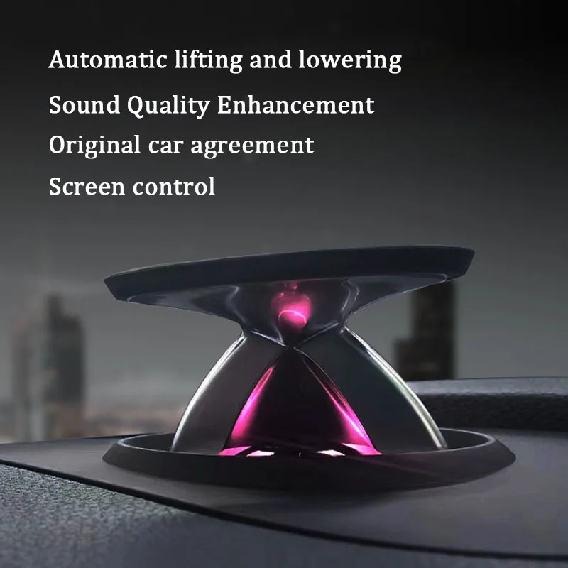 32 Colour LED Lifting Tweeter Speaker For Audi A4 A5 A6 A7 Q5 Q7 Q8 B9 Car Instrument Electric Treble Horn Decoration