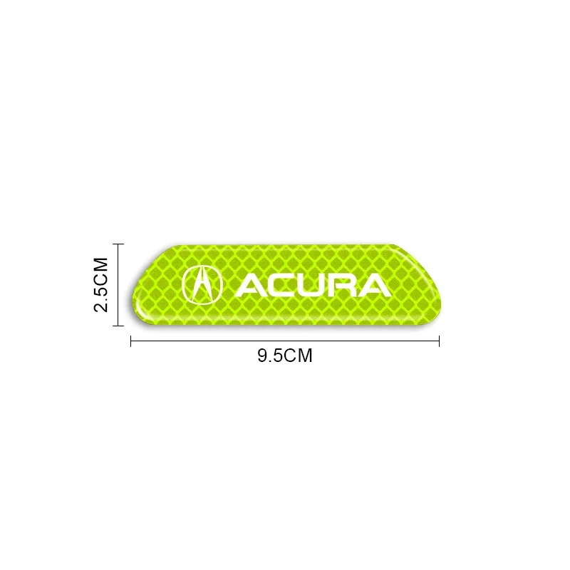 Reflective stickers for doors, safety opening warning reflective tape For Acura Integra TL TLX ILX RLX NSX MDX RDX TSX RSX RLX