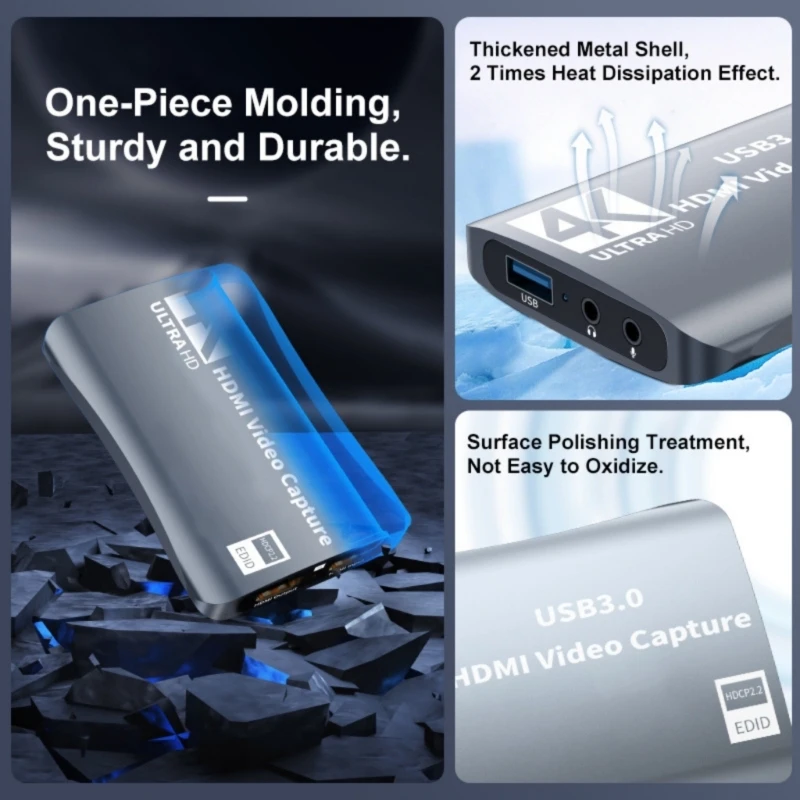 Scheda acquisizione video Scheda acquisizione USB Scheda registrazione video 4K 1080P 60FPS