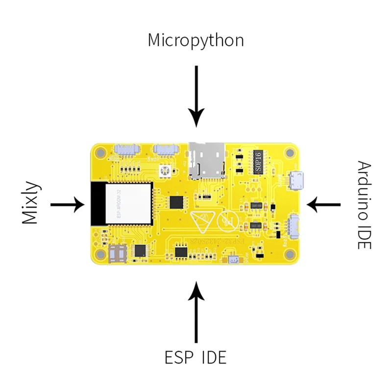 Placa de desarrollo ESP32 WiFi Bluetooth 2,8 pulgadas 240X320 pantalla inteligente módulo TFT pantalla táctil LVGL