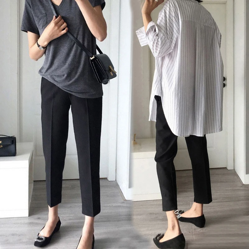 Office Pants Maternity Leggings Winter Velvet Pants Pregnant Women Warm Clothes Thickening Pregnancy Trousers Mother Clothing