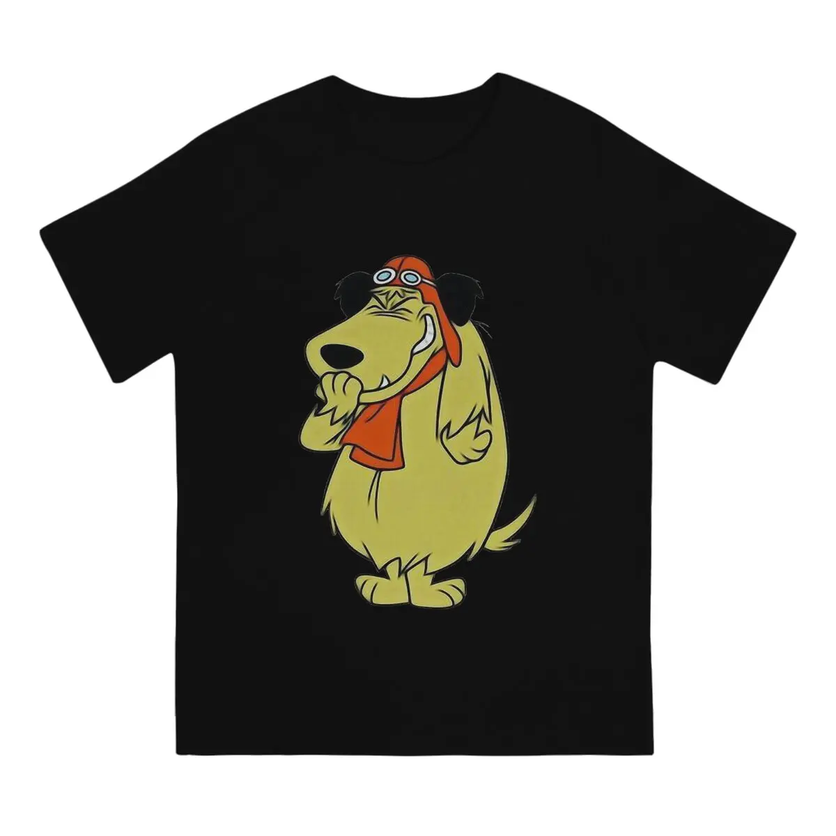 Wacky Races 60s Cartoon Dog Tshirt Homme Men's Streetwear Blusas Polyester T Shirt For Men