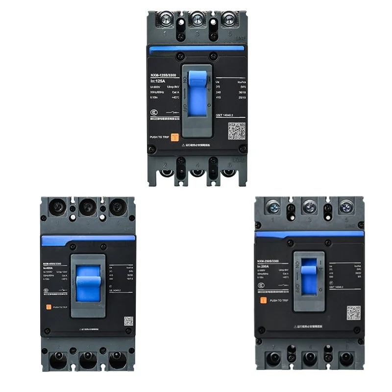 ForNXM‑125S/3300 Circuit Breaker – 125A / 100A / 80A Thermomagnetic Molded Case