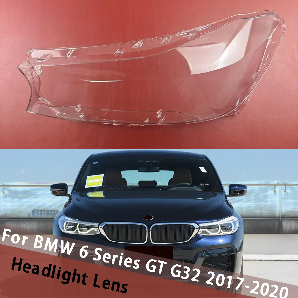 

For BMW 6 Series GT G32 2017-2020 Front Headlight Shell Lamp Shade Lens Transparent Headlamp Cover Plexiglass Auto Replace Parts