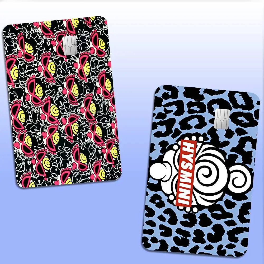 Japan Fashion H-Hysteric M-Mini Credit Card Stickers No Adhesive Residue Water Proof For VISA Credit Card Subway Access Card