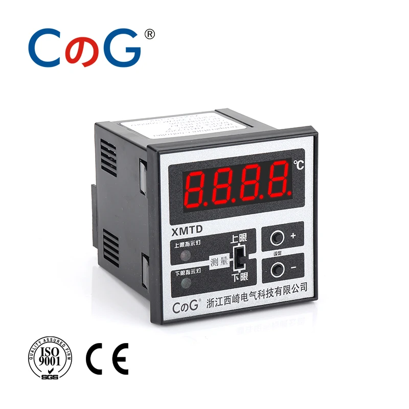 

CG 0-600 Degree Input K PT100 Type two Relay Output Dial Code AC 220V 380V 72*72 mm Digital Temperature Controller Thermostat