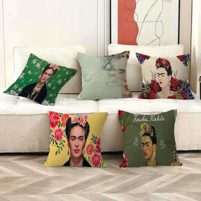 Art F-Fridas Painter K-Kahlos Pillow Cover for Bedroom Room and Living Room Sofa Decorative Cushion Cover
