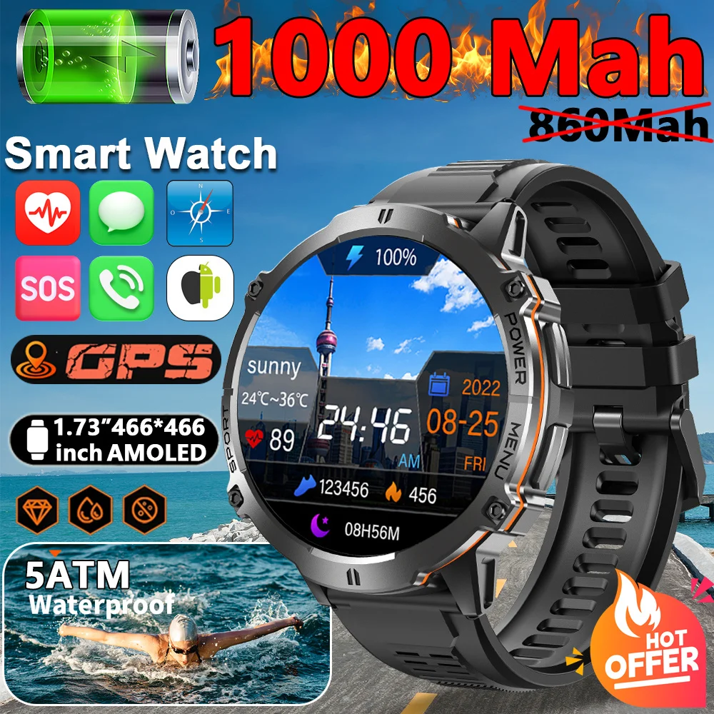 Smart Watch 1000Mah… - image