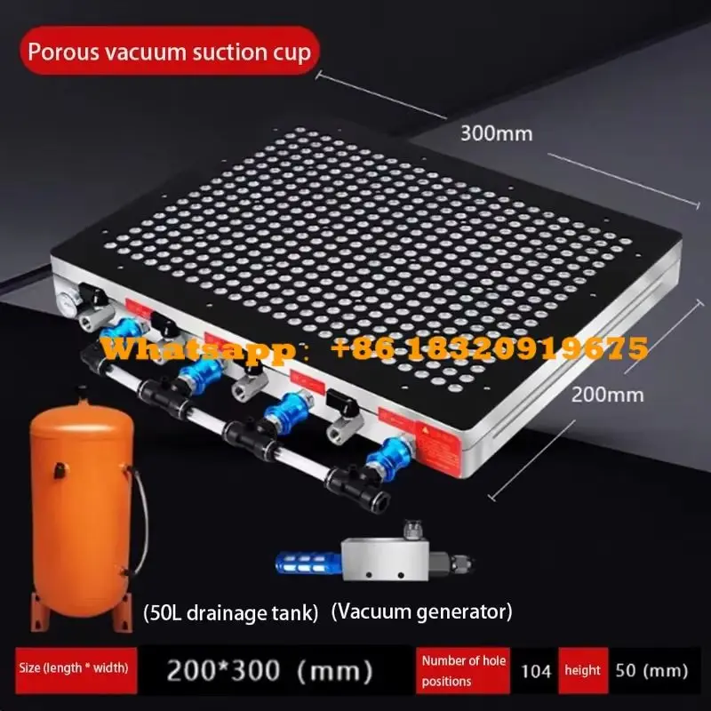 

CNC Vacuum Suction Cup Industrial Multi-Point Strong Suction Platform Without Sealing Strip
