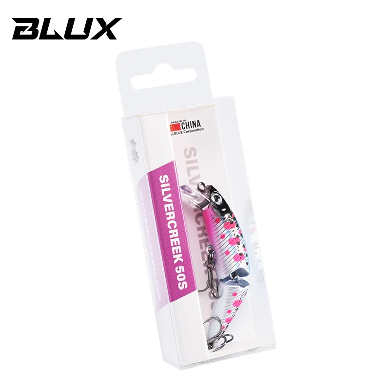 BLUX DR. Minnow Joint 50S Swimbait 50mm 3.2g Tonący wobler Przynęta wędkarska Sztuczna twarda przynęta na szczupaka Bass Trout — zdjęcie 7
