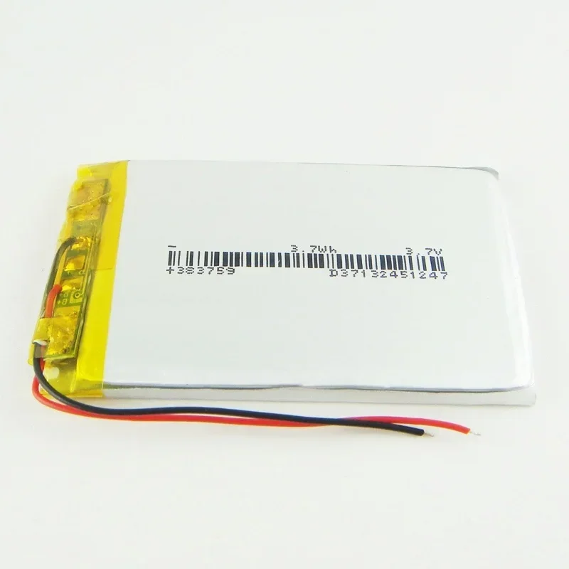 ใหม่ V979 + VX757 S100 สีน้ําตาล 383759403759 แบตเตอรี่ลิเธียมโพลิเมอร์ MP3/MP4 Li-Ion Cell ดี A