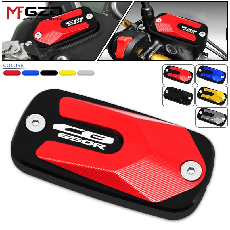 

Motorcycle Accessories For HONDA CB650R CB 650R 2018-2023 CNC Front Brake Clutch Cylinder Fluid Reservoir Cover Cap cb650r