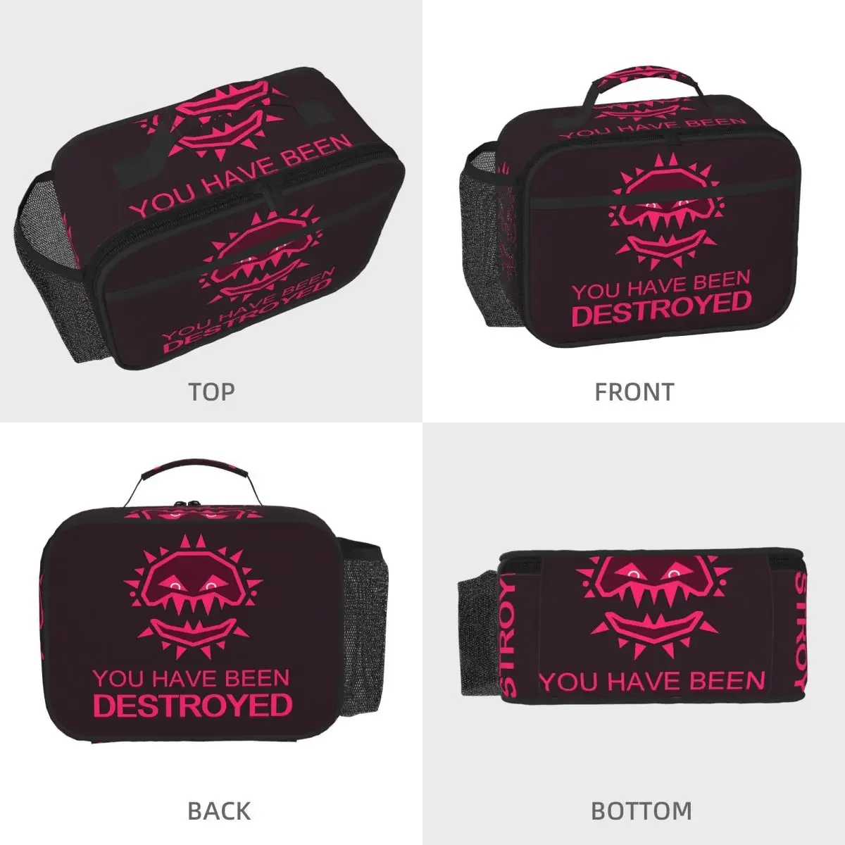 JSAB Annihilate Just Shapes And Beats Blixer Insulated Lunch Bag for Women Children Portable Food Boxes Thermal Lunch Box Tote
