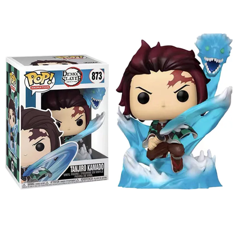 Funko POP Figurine Demon Slayer Tanjirou Agatsuma Zenitsu Hashibira Room Ornaments Vinyl Action Figure Collectible Model Toys