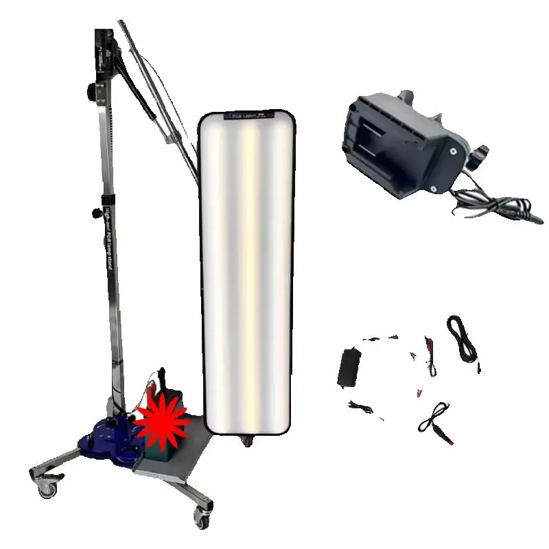 New Pneumatic Blue Hydraulic Stand PDR Dent Inspection Light, Standard 930*260mm Large LED Panel with 6-Segment Stepless Dimming