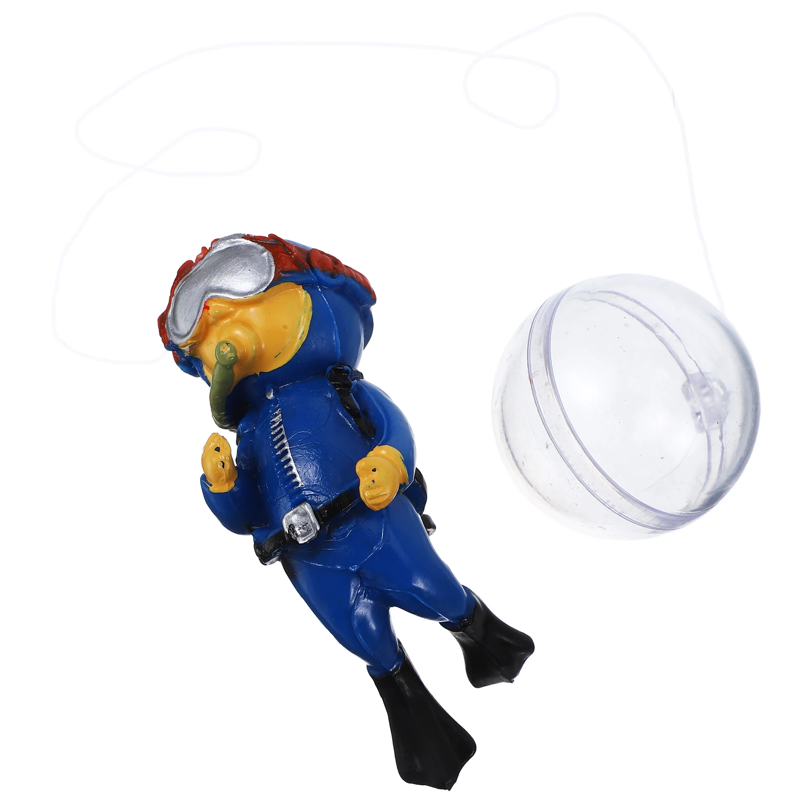 

Ornaments Decorations Floating Supply Aquarium Scene Diver PVC Fish Tank Diver Mini Fish Tank Scene Realistic Safe