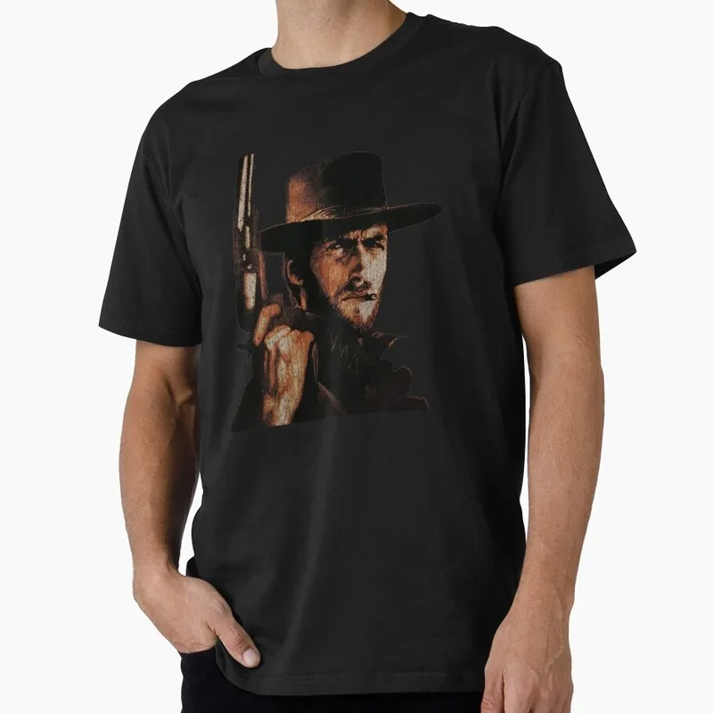 For a Few Dollars More Graphic T-shirt Clint Eastwood Sergio Leone Spaghetti Western Vintage Cowboy Bounty Hunter Print Gift Tee