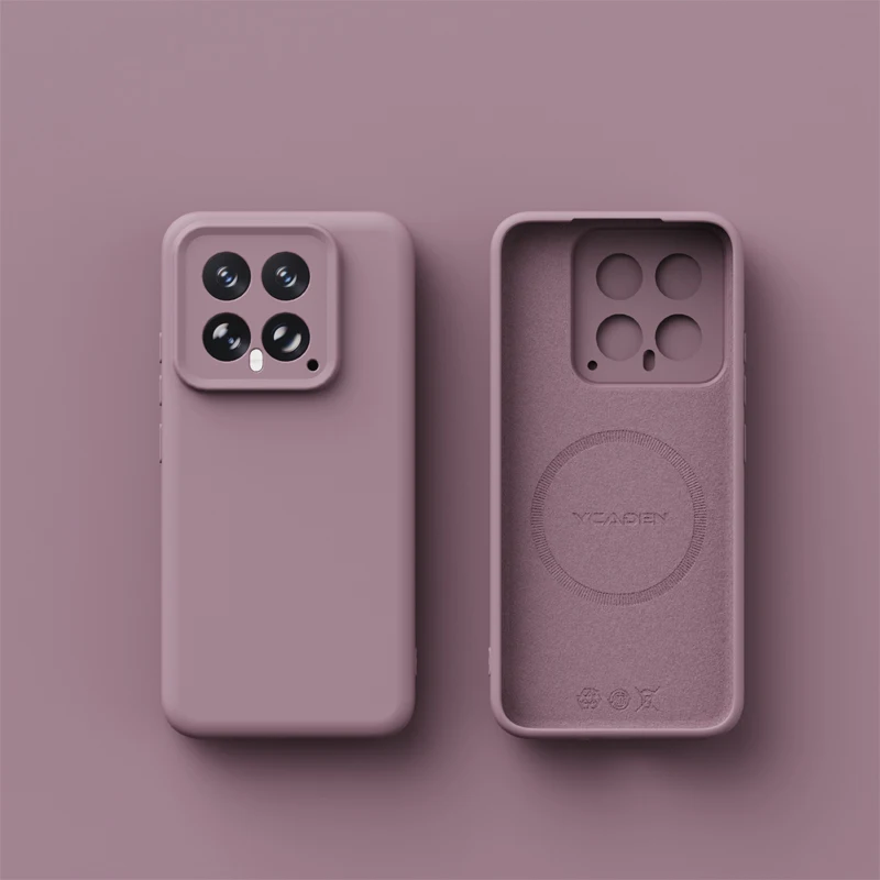 حافظة Magsafe الأصلية من السيليكون السائل لهاتف Xiaomi 15 14 13 Ultra 12 Redmi K80 K70 K60 K50 K40 Pro غطاء شحن لاسلكي مغناطيسي