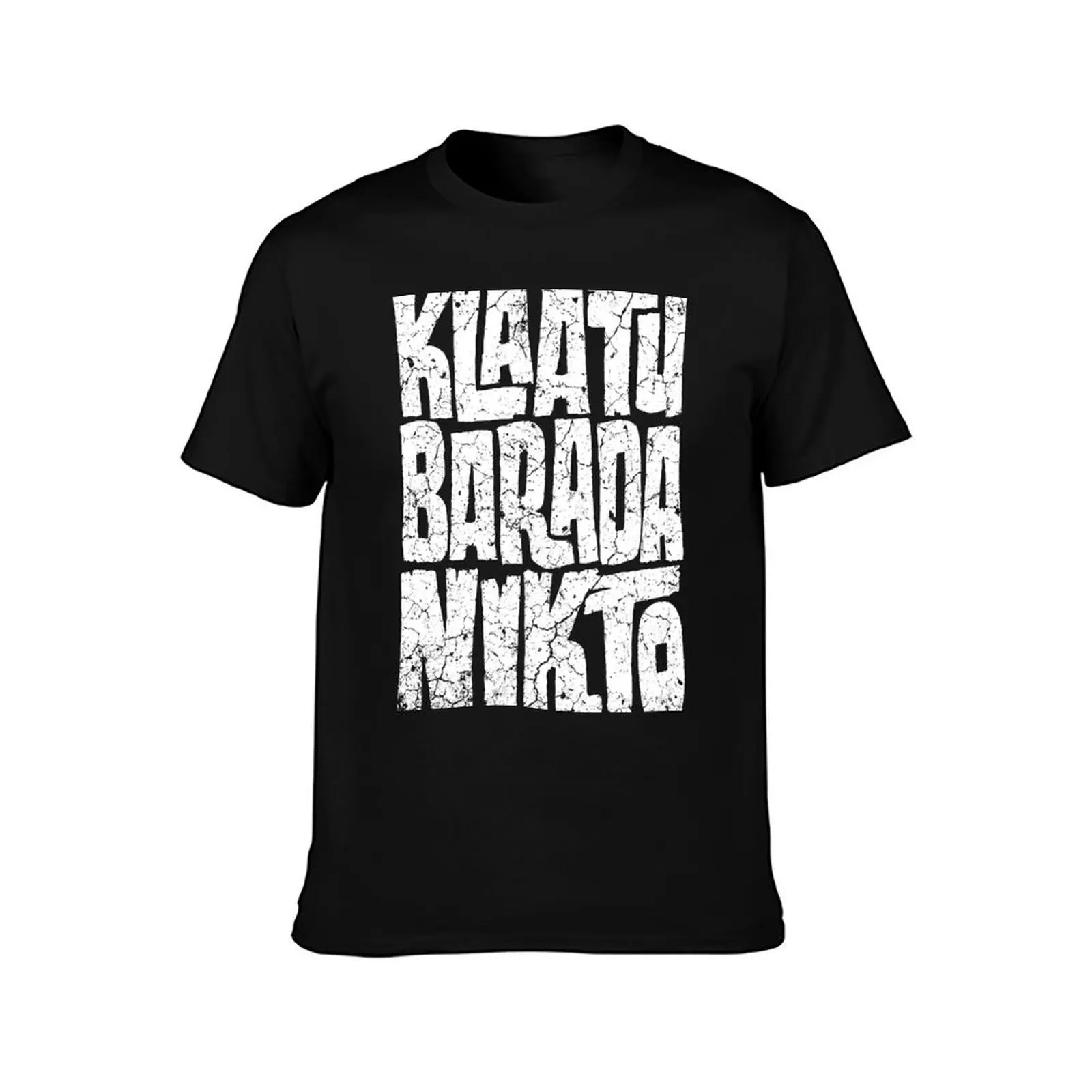 KLAATU BARADA NIKTO T-Shirt oversized Blouse anime stuff vintage t shirt men