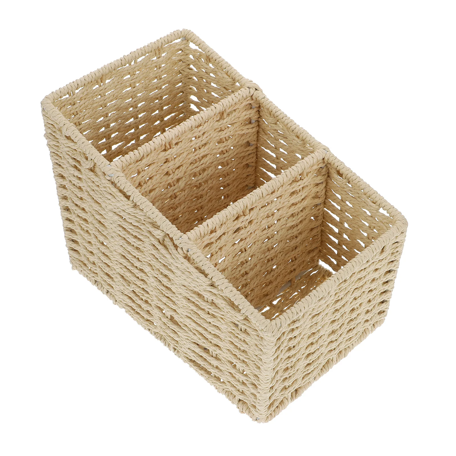 

Desktop Storage Box Simple Natural Design For Bedroom Hotel Decoration Sundries Organizer Compartment Home Use Holder