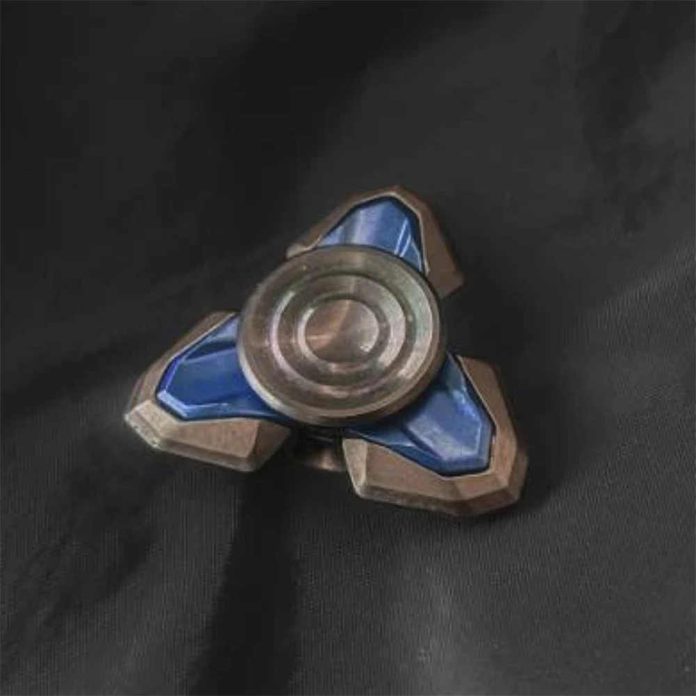 NOVO Koper Staal Fidget Spinner EDC Slider Speelgoed Anti Stress Hand Spinner voor Kinderen Volwassenen ADHD Angst Relief Zintuiglijke Speelgoed