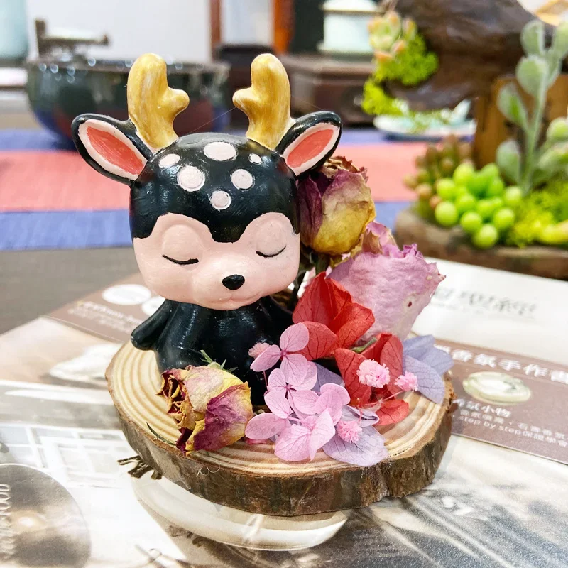 1cm thickness candle spread incense stone wood chip wooden stump tray decorative wood round wooden base candle holder