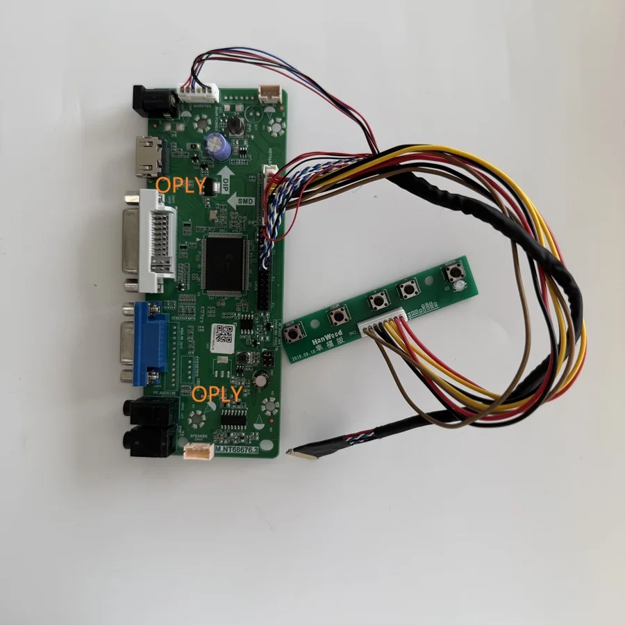 M.NT68676 HDMI-compatible DVI VGA Controller Board Kit for LTN156HT01 LTN156HT01-101 LTN156HT01-201 15.6