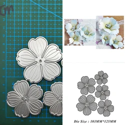 Flowers Metal Cutting Dies Stencils For DIY Scrapbooking Decorative Embossing Handcraft Template