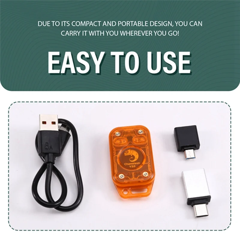 【أدوات منزلية】محاكي قارئ الرقائق الذكية Chhameleon Ultra V2.0 RFID + 2X سلسلة مفاتيح CUID 13.56 ميجا هرتز 125 كيلو هرتز NFC وحدة فك ترميز بطاقة الناسخ #6