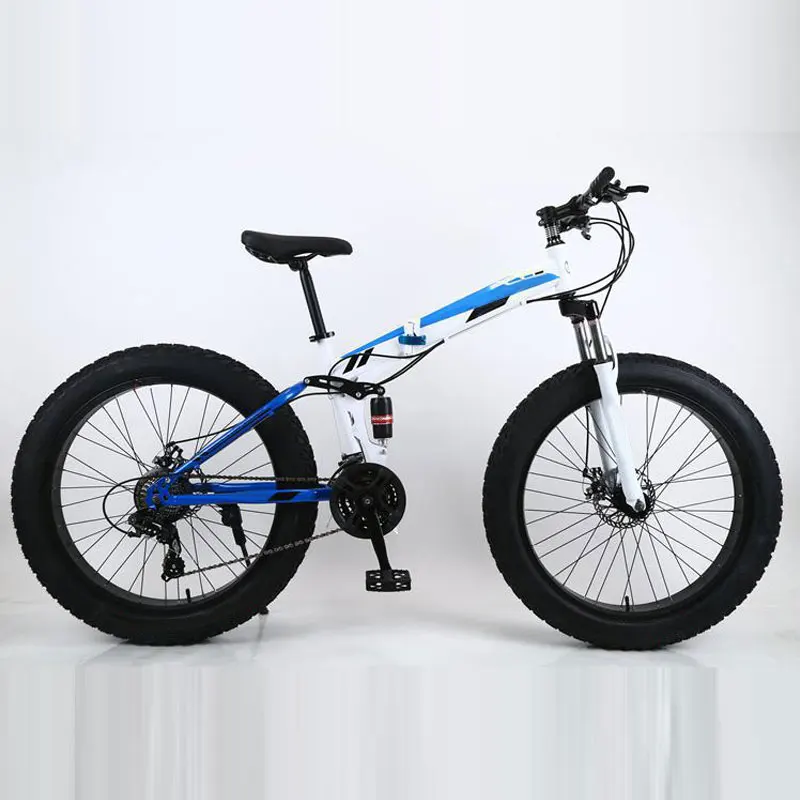 Factory Direct Supply 24 26 Inch Folding Snow Mountain Bicycle with Disc Brake 4.0 Fat Tire  MTB Other City Bike - view 5