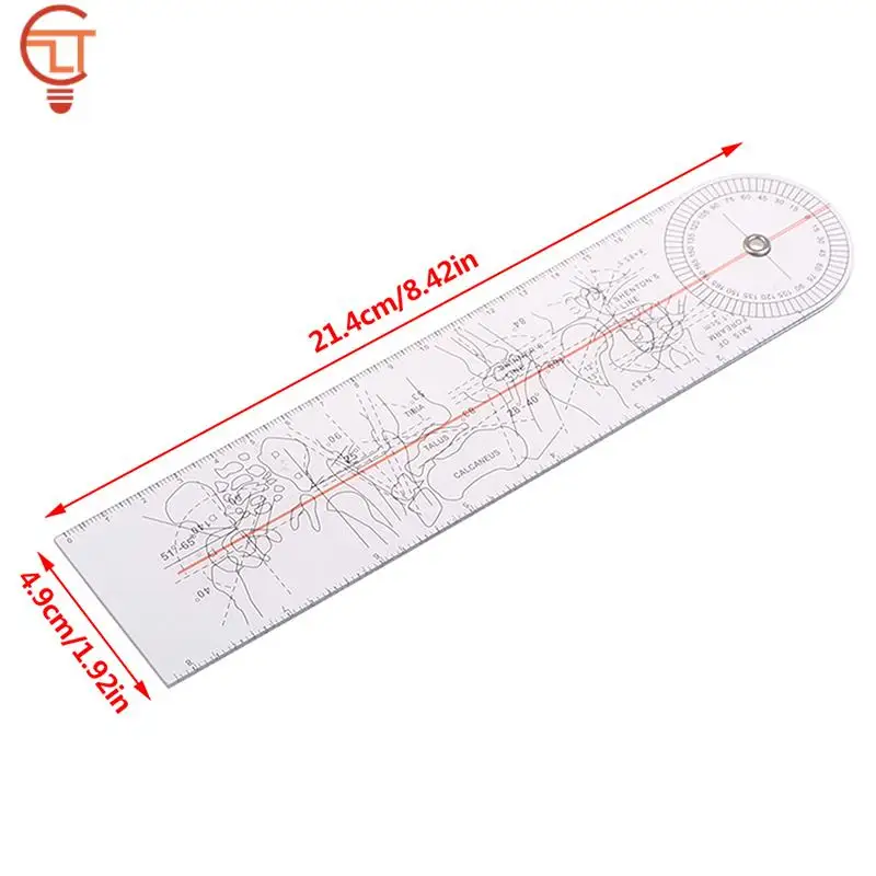 Plastic Goniometer Angle Ruler Rule Joint Orthopedics Tool Instruments Medical Spinal Angle Ruler Angle Finder Measuring Tool