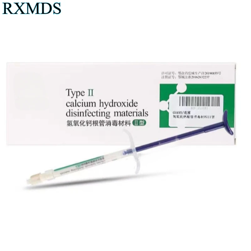 1PCS Calcium Hydroxide Disinfecting Materials Canal Root Filling Bacteriostatic Paste Dental Material Injection Type/mixing Type