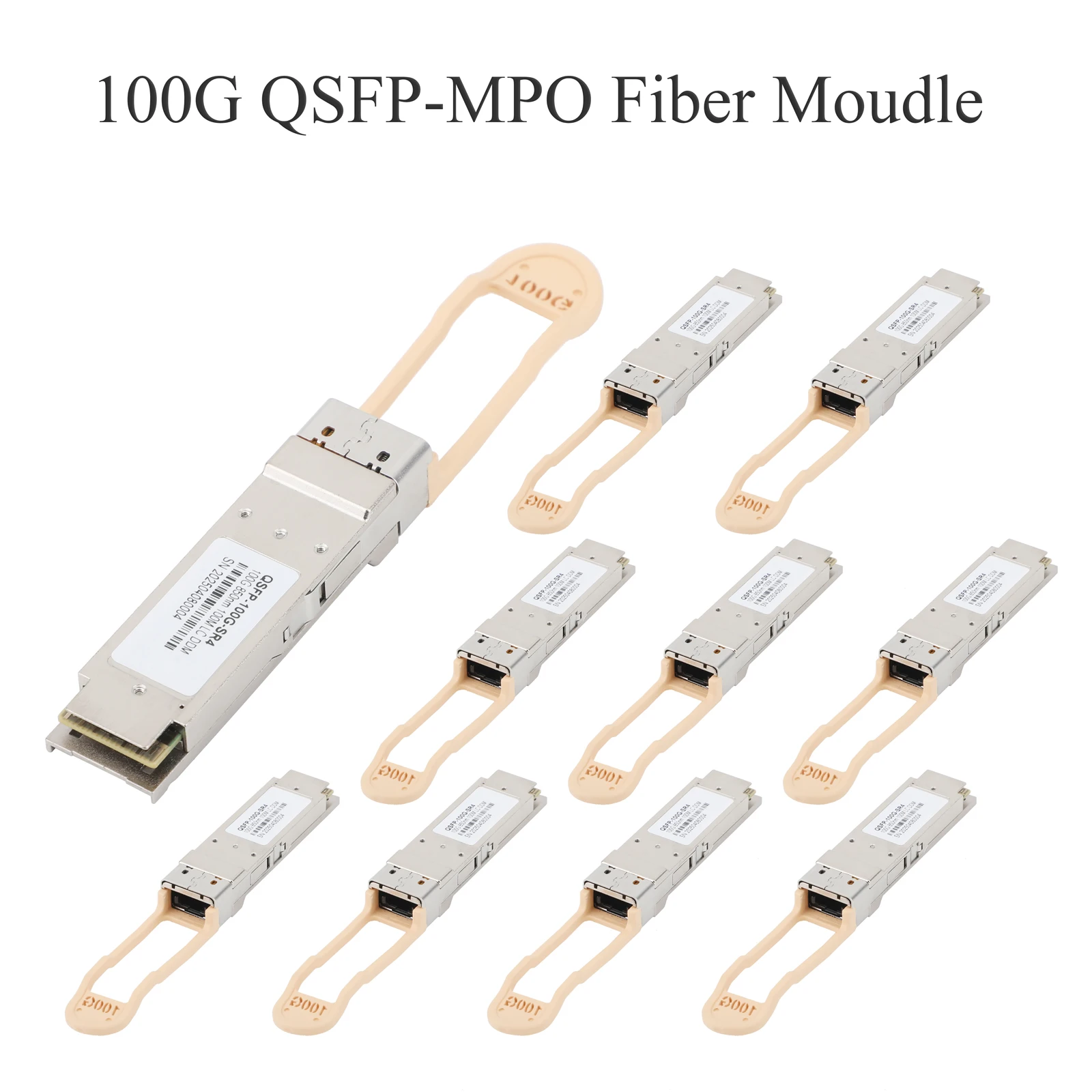 

10PCS 100G QSFP28 to MPO Optical Module SR4/SRBD/PSM4/LR4 850/900/1310nm Multimode/Singlemode for Cisco Mikrotik Ethernet Switch