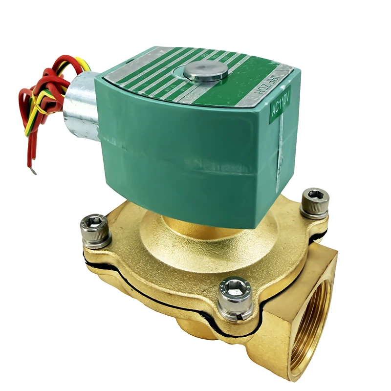 220V 24V Explosion Proof Brass Solenoid Valve 2-way Solenoid Valve for Water air and