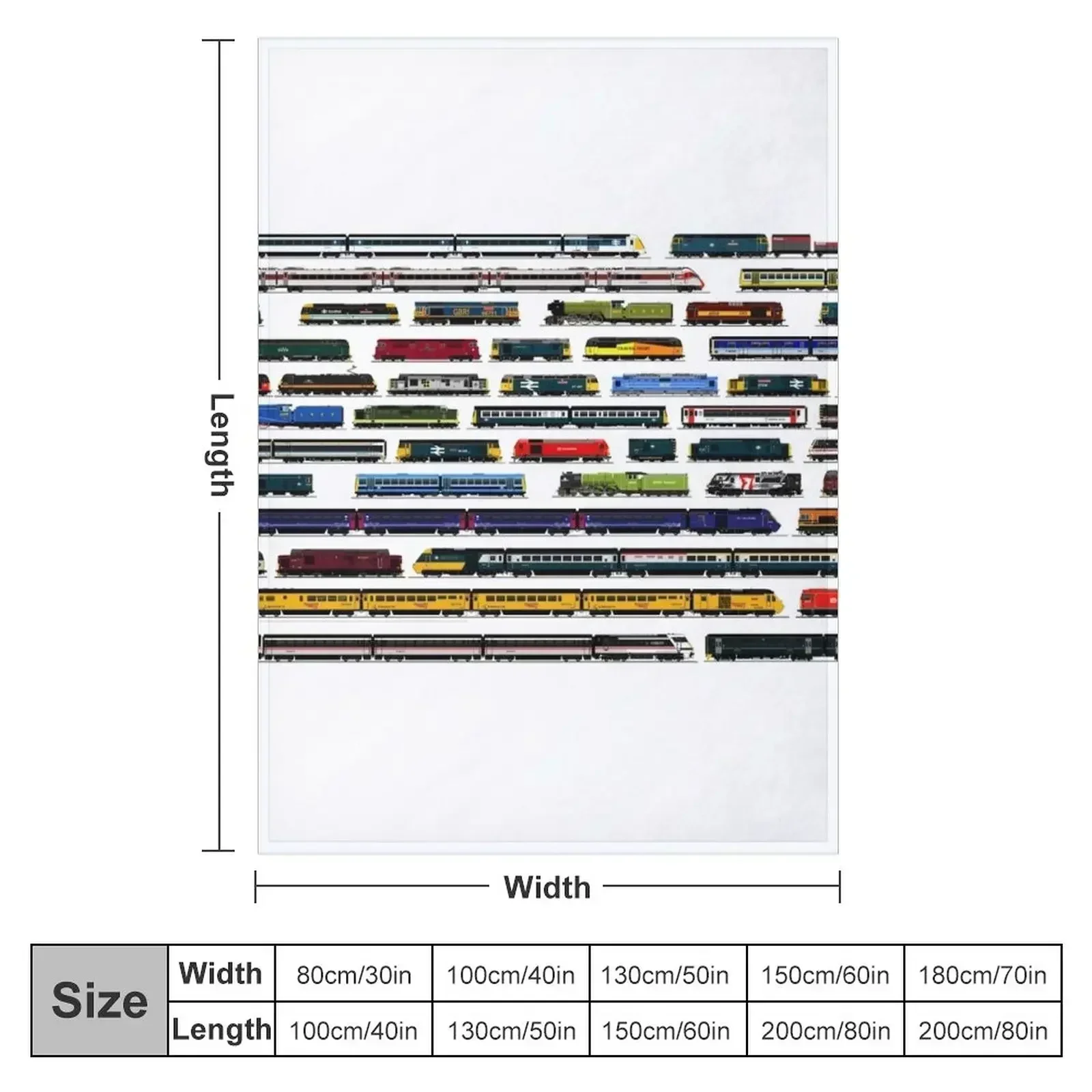 british locomotive collection Throw Blanket Cute Furry Comforter Retros Blankets