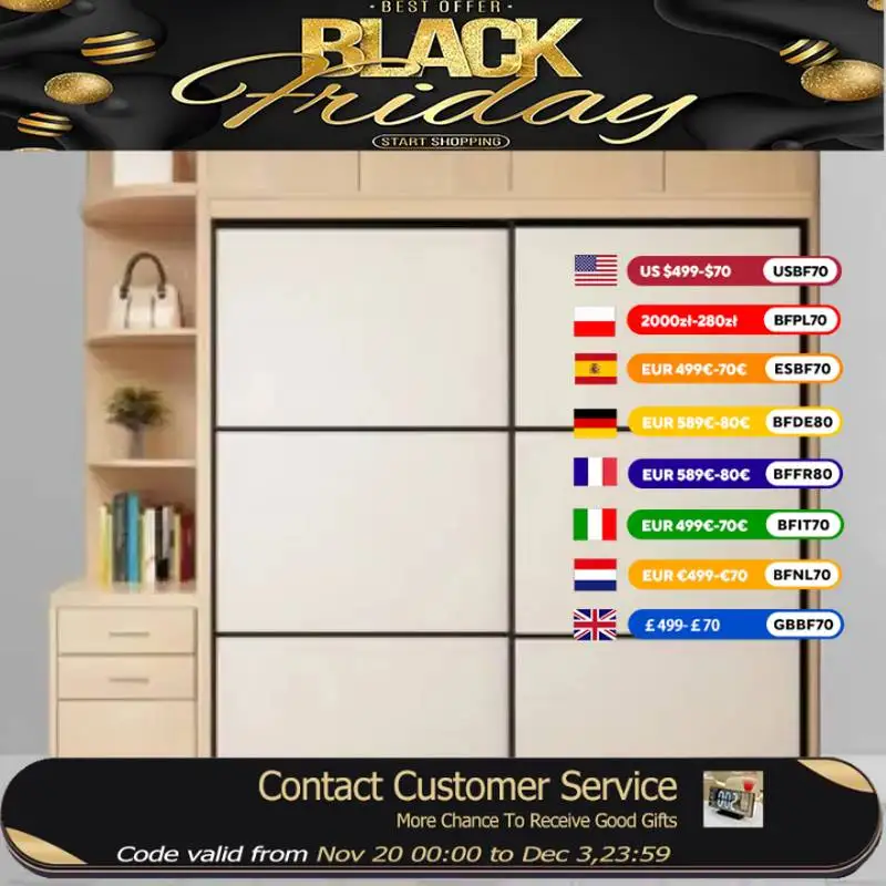 

Luxury Sliding Doors Wardrobes Nordic Modern Living Room Wooden Closet Organizer Space Saving Armarios De Ropa Furniture Home