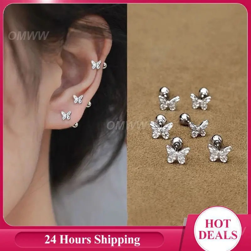 925 Silver Earrings Fashionable Finely Crafted 925 Silver Women Bow Earrings Fashion Earrings Fashion Jewelry Popular Versatile