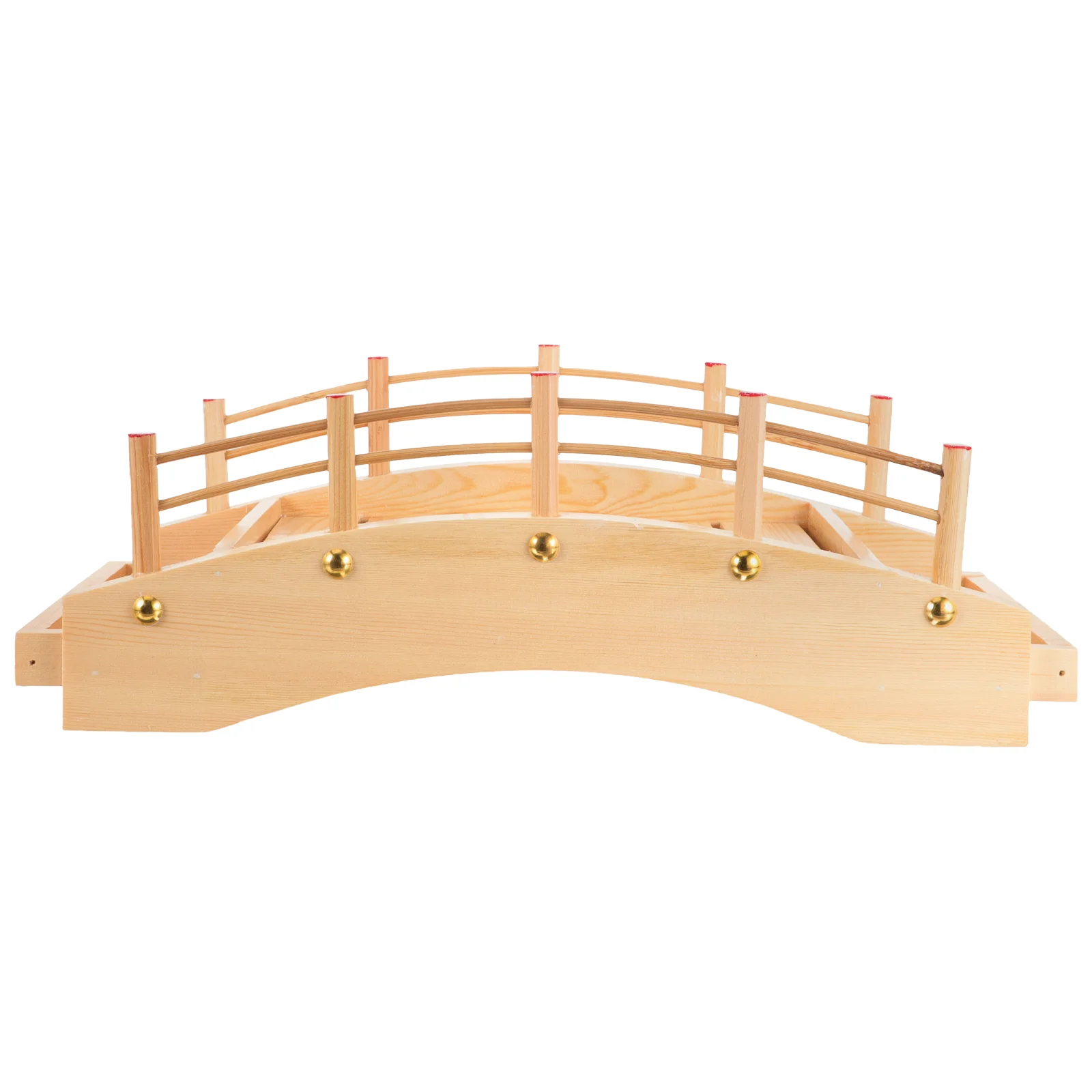 Sushi Bridge Wooden Dish Sashimi Serving Plates Sauce Condiment Tray Platter Cake Platters