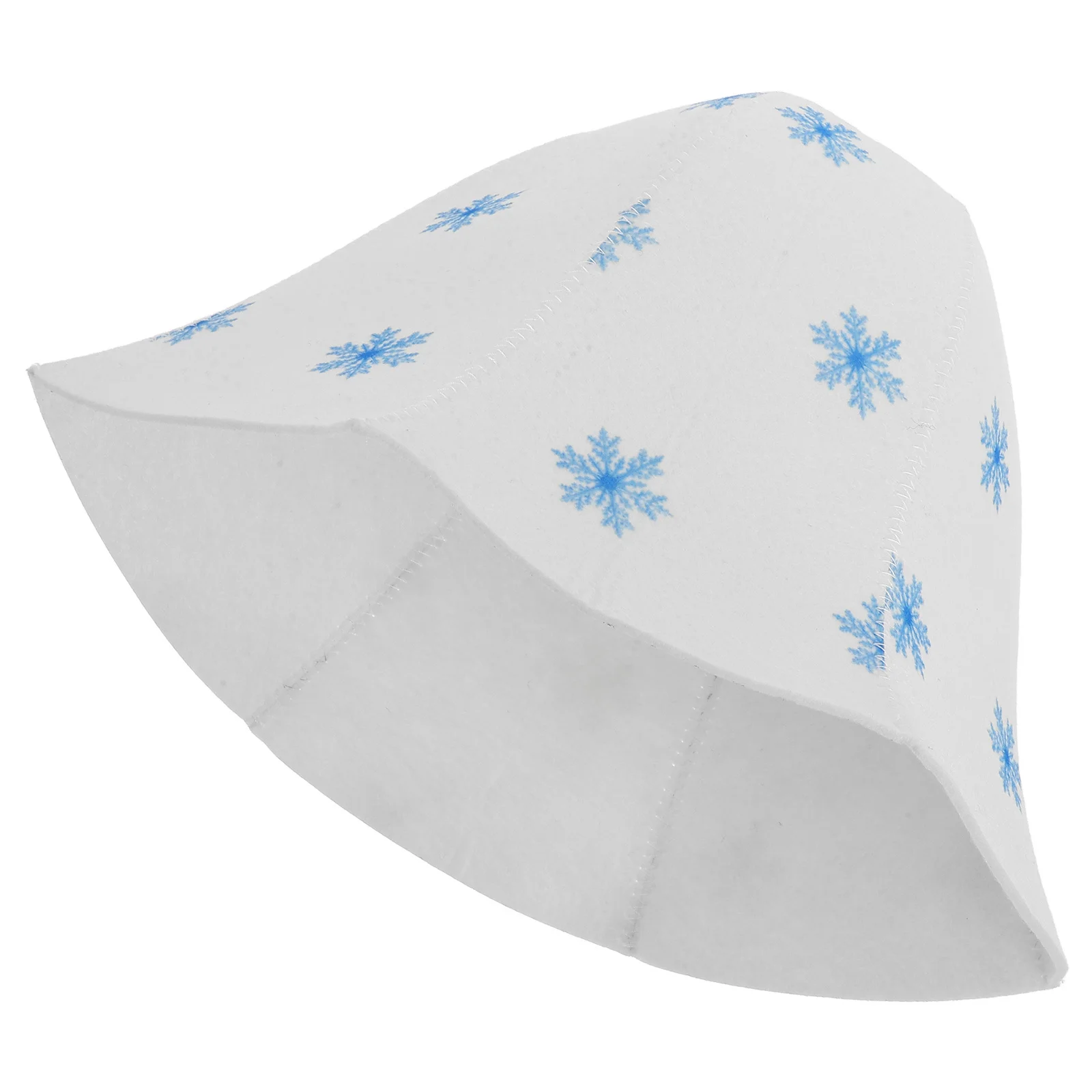 

Thickened Sauna Hat Felt Material Thermal Print Hair Dry Cap For Room Russian Bath Use Light Green Reusable Bath