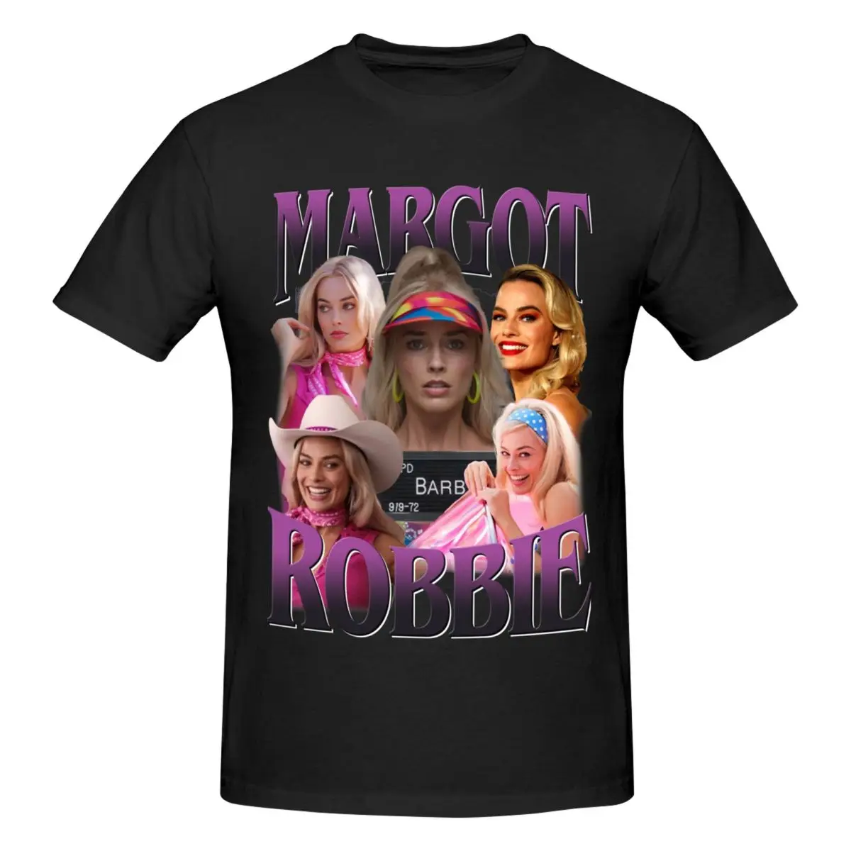 Men Margot Robbie Funny T Shirt Streetwear Cotton T Shirt Men