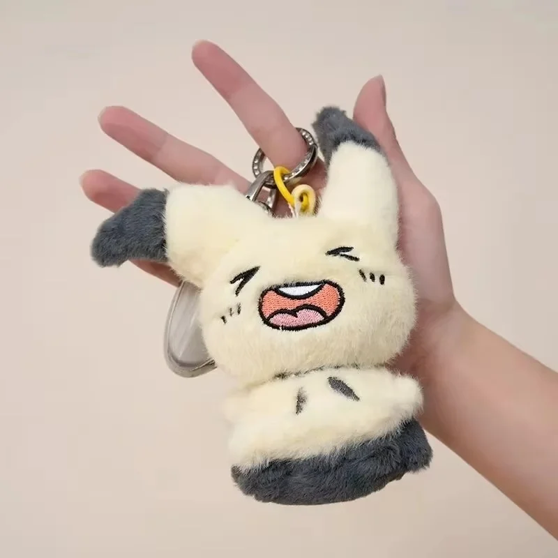 3 Styles Expressions Mimikyu Mini Plush Keychain Fluffy Stuffed Doll Bag Pendant Backpack Hanging Decor Trendy Toy Gift