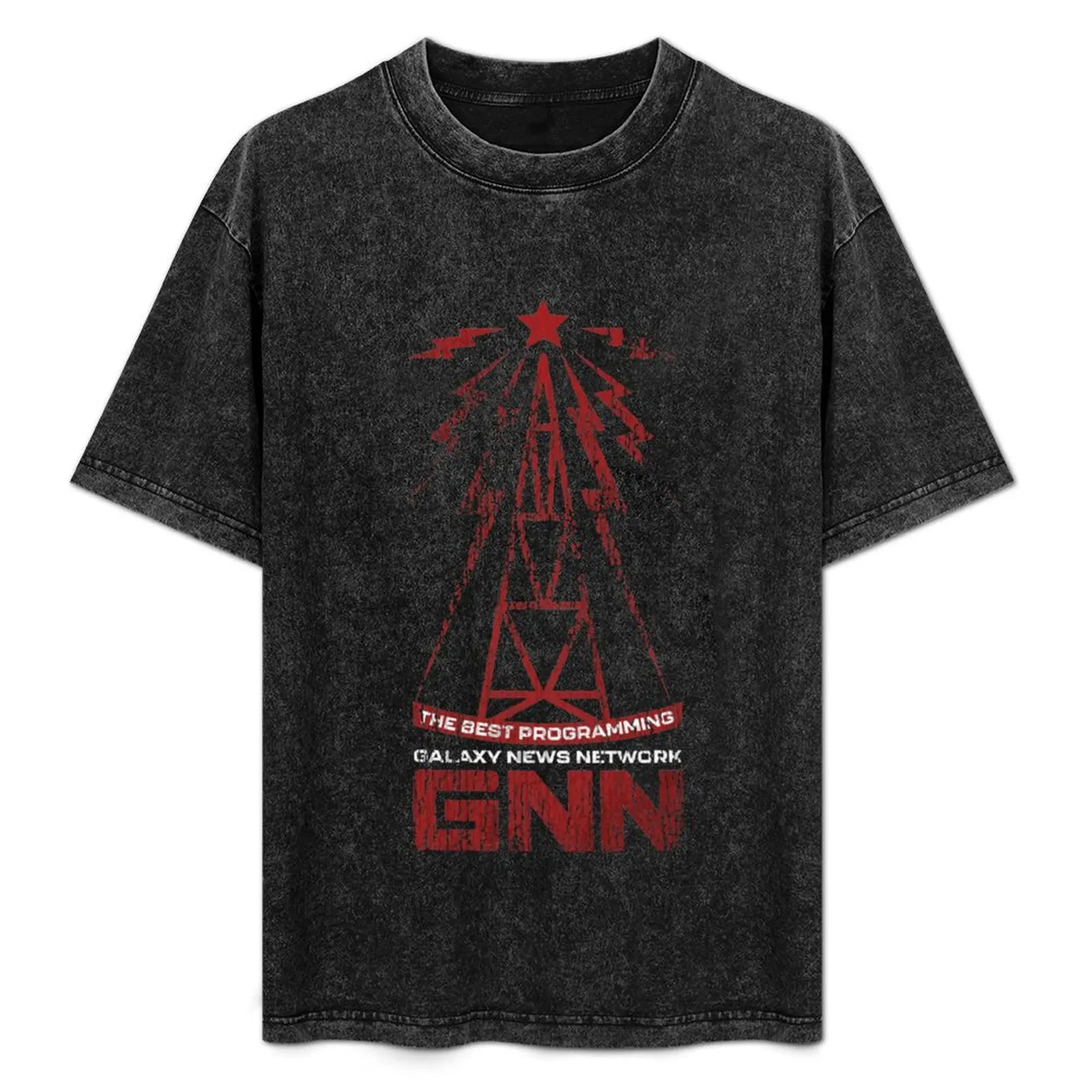 

Worn Galaxy News Network T-Shirt cotton tshirt 100% cotton t shirt pack T-Shirt